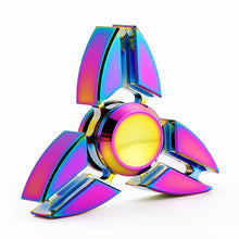 Colorful Metal Rainbow Alloy Fidget Spinner Stress Reliever