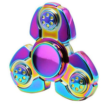 Colorful Metal Rainbow Alloy Fidget Spinner Stress Reliever