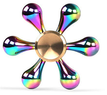 Colorful Metal Rainbow Alloy Fidget Spinner Stress Reliever