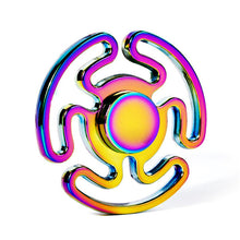 Colorful Metal Rainbow Alloy Fidget Spinner Stress Reliever