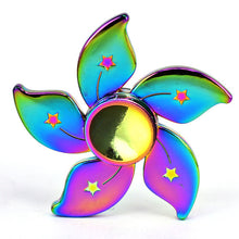 Colorful Metal Rainbow Alloy Fidget Spinner Stress Reliever