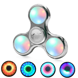 Anti Stress Colorful Metal Polished Fidget Spinner